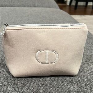 Dior Cream Cosmetic Bag